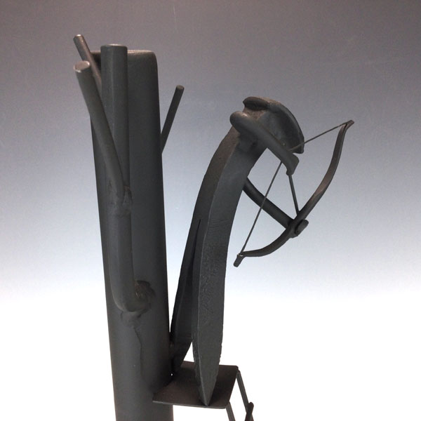 Deer Hunter in Tree Railroad Spike - Image 4